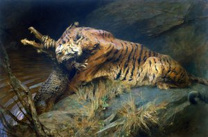 Tiger und Krokodil von Arthur Wardle