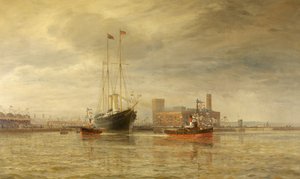 Eröffnung des Royal Edward Dock, Avonmouth, 9. Juli