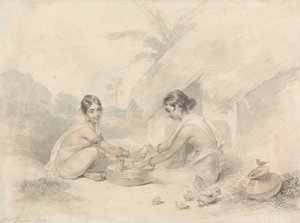 Einheimische Frauen aus Bengalen