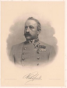 Ambros Ritter von Mras (Druck) von Artist Unknown