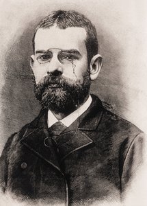 Leopoldo Alas y Urena, auch genannt CLARIN (1852-1901). Spanischer Schriftsteller. Gravur von Artist Unknown
