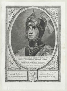 Graf von Holland Dietrich IV (Druck) von Artist Unknown
