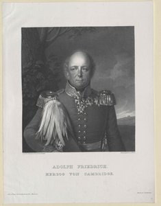Herzog von Cambridge Adolf Friedrich von Artist Unknown