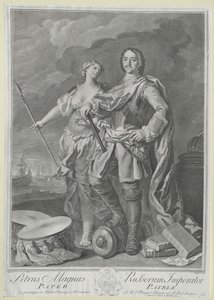 Kaiser von Russland Peter I. der Große