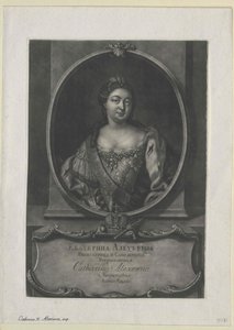 Kaiserin von Russland Katharina I von Artist Unknown