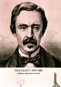 FOUCAULT Jean Bernard Leon: Porträt (Radierung) von Artist Unknown