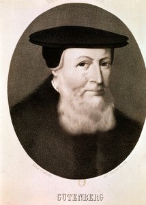 Johannes Gutenberg: Porträt von Artist Unknown