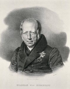 HUMBOLDT, Wilhelm von (1767-1835). Deutscher Staatsmann und Philosoph. Lithographie.