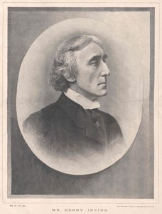 Henry Irving von Artist Unknown