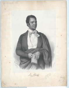 Ira Frederick Aldridge von Artist Unknown