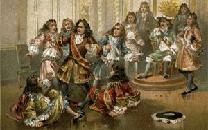 Jean Bart, französischer Freibeuter, am Hof von König Ludwig XIV. von Artist Unknown
