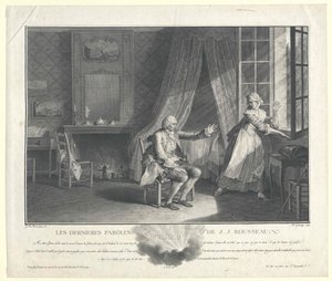 Jean Jacques Rousseau von Artist Unknown