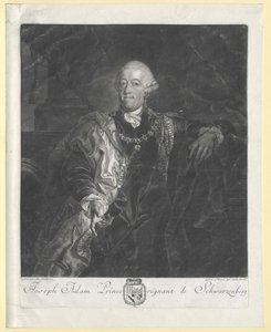Joseph Adam Johann Nepomuk Graf von Schwarzenberg (Spitze) von Artist Unknown