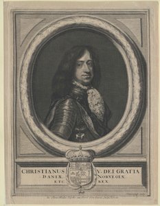 König von Dänemark Christian V von Artist Unknown