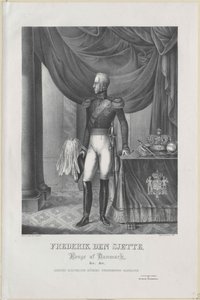 König von Dänemark Friedrich VI. von Artist Unknown