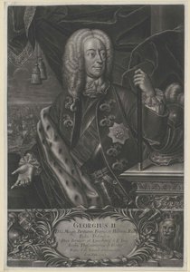 König von England Kurfürst von Hannover Georg II von Artist Unknown