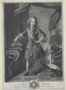 König von Frankreich Ludwig XV