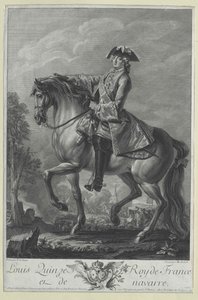König von Frankreich Ludwig XV