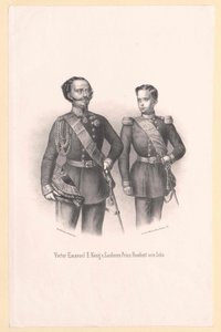 König von Italien Viktor Emanuel II von Artist Unknown