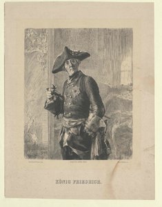 König von Preußen Friedrich II. von Artist Unknown