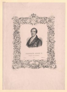 König von Sachsen Friedrich August II von Artist Unknown