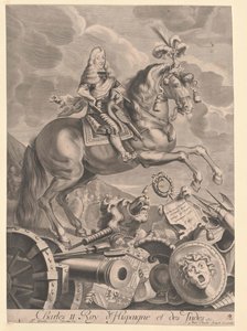 König von Spanien Karl II von Artist Unknown