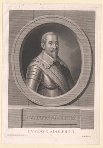 König von Schweden Gustav Adolf von Schweden von Artist Unknown