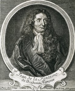 LA FONTAINE, Jean de (1621-1695). Englischer Schriftsteller. Radierung