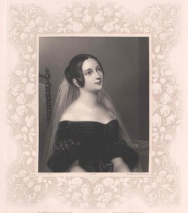 Louise Baronin von Neubeck (Druck) von Artist Unknown