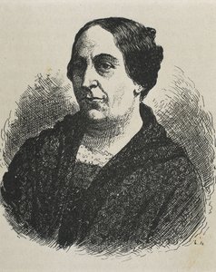 MARIN DEL SOLAR, Mercedes (1804-1866). Schriftstellerin aus Chile. Gravur.