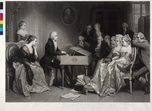 Mozart in Wien von Artist Unknown