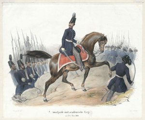 Nationalgarde und Kollegiallegion am 26. Mai 1848 von Artist Unknown