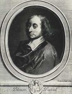PASCAL, Blaise (1623-1662). Französischer Mathematiker, Physiker und Philosoph. Gravur