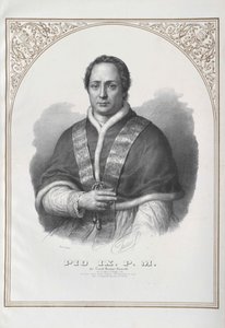 Papst Pius IX von Artist Unknown