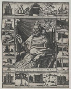 Papst Sixtus V von Artist Unknown