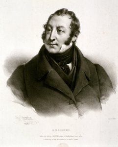 Porträt von Gioachino Antonio Rossini von Artist Unknown