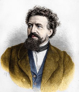 Porträt von Hermann von Lingg von Artist Unknown