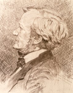 Porträt von Wilhelm Richard Wagner von Artist Unknown