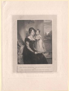 Prinzessin von Sachsen-Coburg-Saalfeld Victoria von Artist Unknown