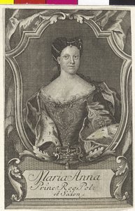 Prinzessin von Sachsen Maria Anne von Artist Unknown