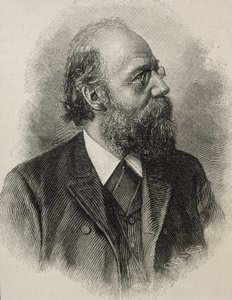 Heinrich Rickert (1863-1936). Deutscher Philosoph, einer der führenden Neukantianer. Gravur