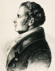 SCHLEGEL, August Wilhelm von (1767-1845). Deutscher Theoretiker der Romantik. Radierung