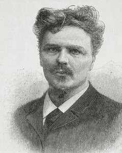STRINDBERG, August (1849-1912). Porträt von August Strindberg. von Artist Unknown