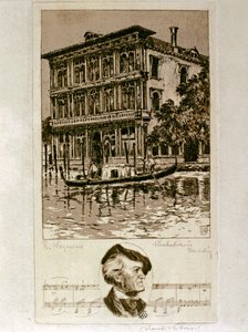 Wagner in Venedig von Artist Unknown