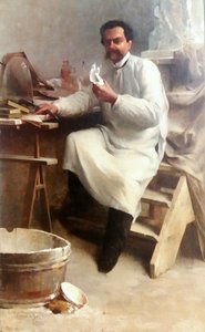 Porträt des Malers und Bildhauers Eduardo de Sá