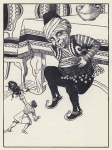 Illustration für Gullivers Reisen von Jonathan Swift von Artus Scheiner