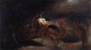 Lenore. Die Toten reisen schnell, ca. 1830 von Ary Scheffer