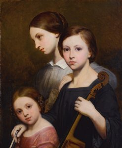 Porträt von René, Cécile und Louise Franchomme von Ary Scheffer