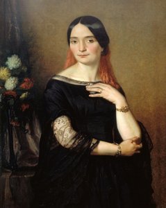 Porträt der Schauspielerin Mademoiselle Mars Anne Francoise Hyppolyte Boutet, 1779-1847 von Ary Scheffer