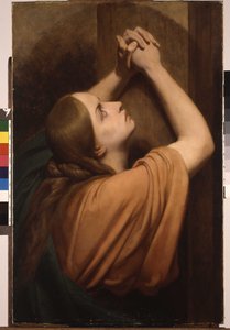 Heilige Maria Magdalena am Fuß des Kreuzes von Ary Scheffer